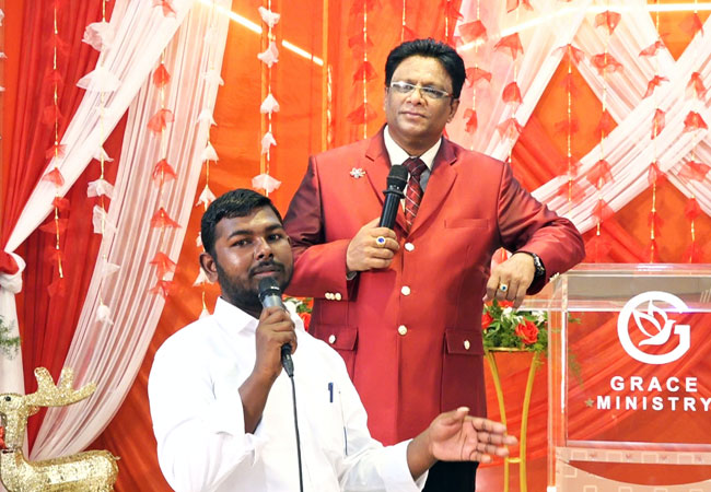 Grace Ministry Celebrates Christmas 2022 with grandeur at Prayer Centre in Valachil, Mangalore on Dec 16, Friday 2020. People from different parts of Karnataka joined the Christmas prayer service in thanking Lord Jesus Christ.